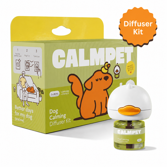 🐶 CALMPET Dog Calming Diffuser – Up to 30 Days of Calming Support for Stress, Barking, Chewing & Separation Anxiety